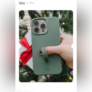 Loopy Case Olive Green Phone Cover-Apple iPhone 16 pro